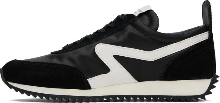 rag & bone Black Retro Runner Sneakers - Image 3