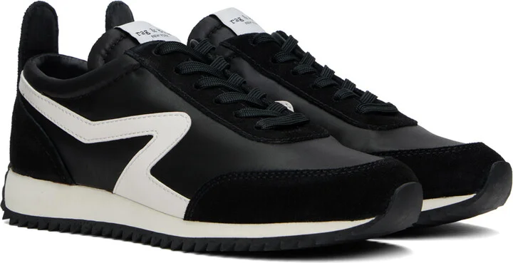 rag & bone Black Retro Runner Sneakers - Image 4