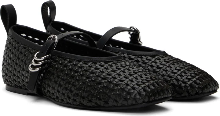 rag & bone Black Spire Mary Jane Ballerina Flats - Image 4