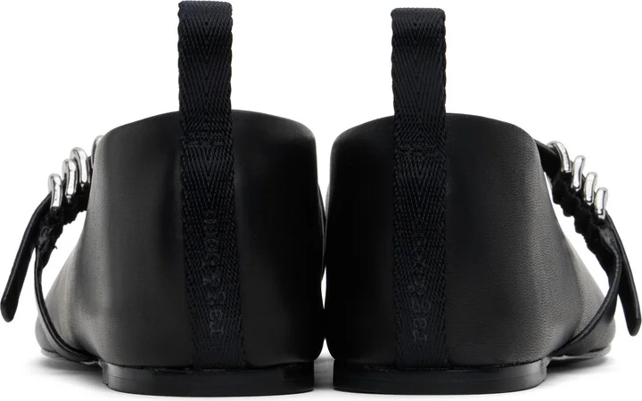rag & bone Black Spire Mary Jane Ballerina Flats - Image 2