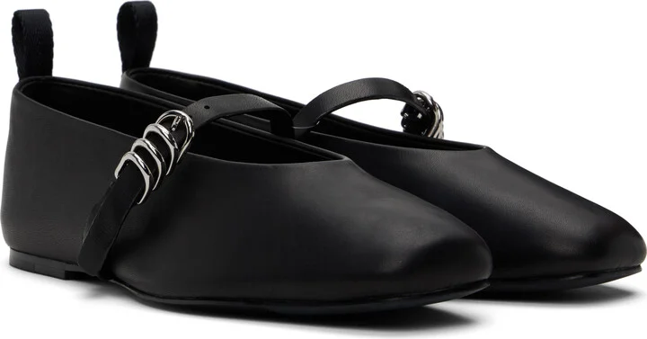 rag & bone Black Spire Mary Jane Ballerina Flats - Image 4