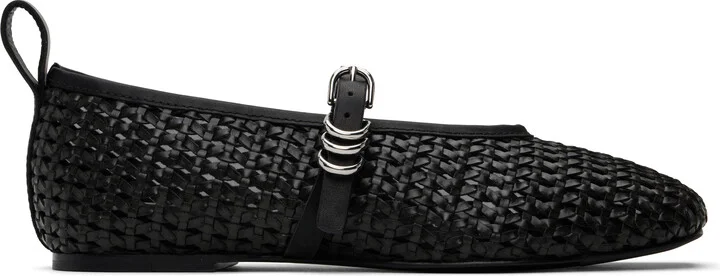 rag & bone Black Spire Mary Jane Ballerina Flats
