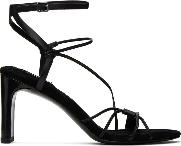 rag & bone Black Vossen Heeled Sandals