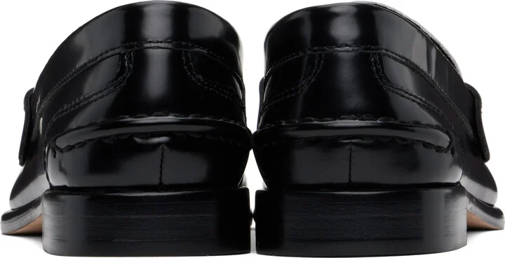 rag & bone Black & White Carter Leather Loafers - Image 2