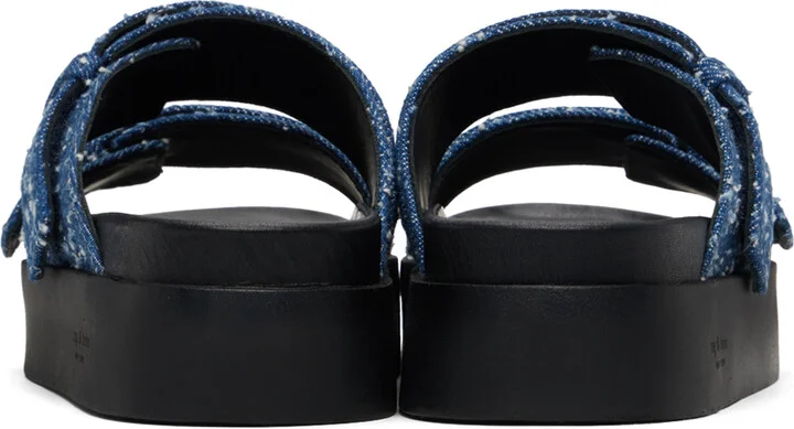 rag & bone Blue Geo Platform Sandals - Image 2