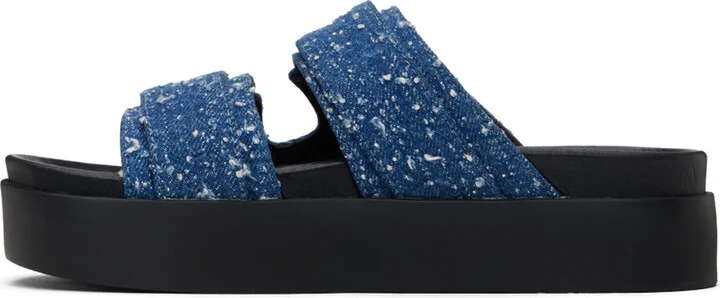 rag & bone Blue Geo Platform Sandals - Image 3