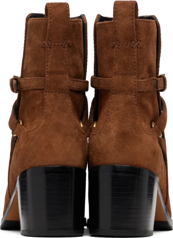 rag & bone Brown Buckle Boots - Image 2