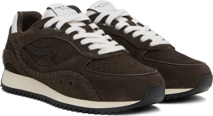 rag & bone Brown Drift Runner Sneakers - Image 4