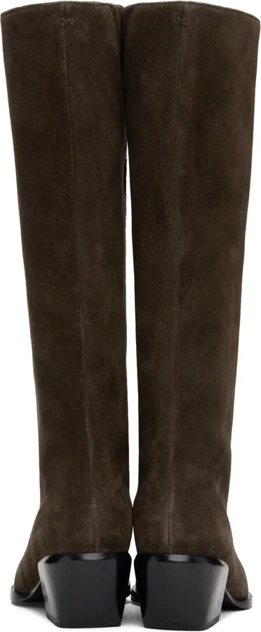 rag & bone Brown Joni Knee High Tall Boots - Image 2