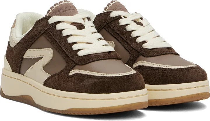 rag & bone Brown Retro Tennis Sneakers - Image 4