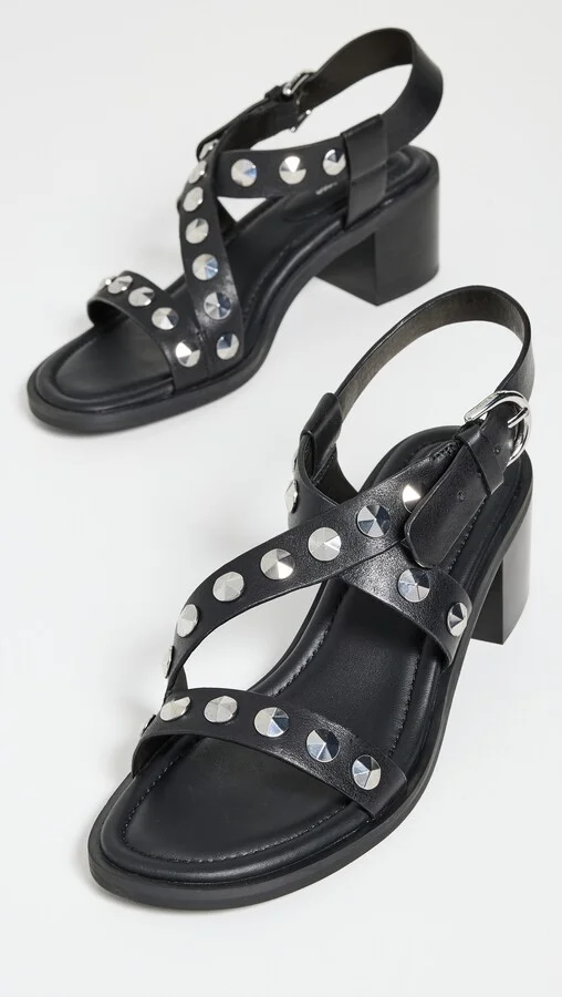 rag & bone Geo Stud Block Heels - Image 3