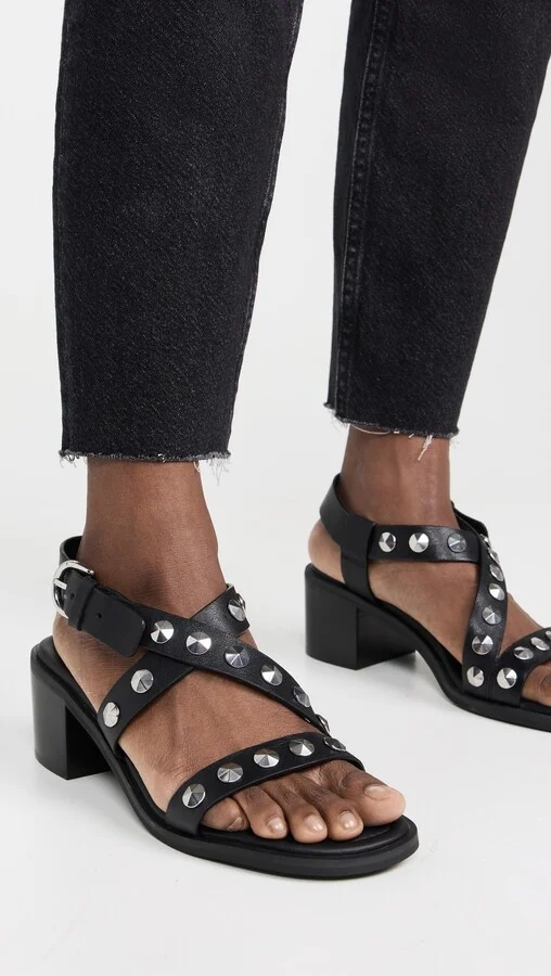 rag & bone Geo Stud Block Heels - Image 5