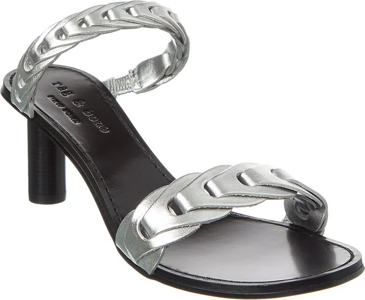 rag & bone Infinity Mid Heel Leather Sandal