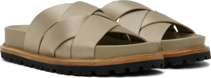 rag & bone Khaki Park Slides - Image 4