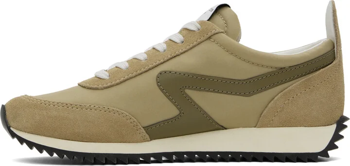 rag & bone Khaki Retro Runner Sneakers - Image 3