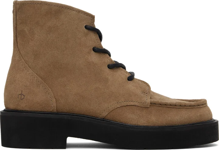 rag & bone Khaki Tucker Suede Boots