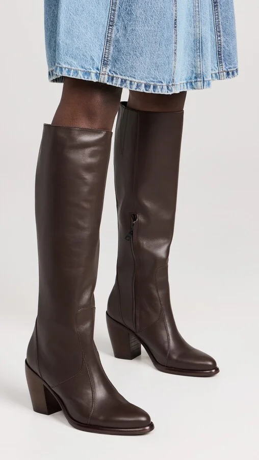 rag & bone Mustang Mid-Heel Knee High Boots - Image 2