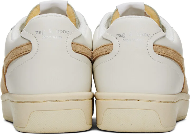 rag & bone Off-White Retro Court Sneakers - Image 2