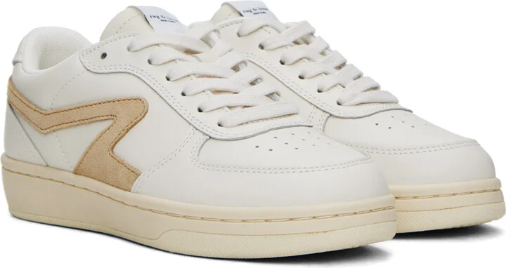 rag & bone Off-White Retro Court Sneakers - Image 4