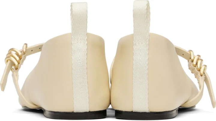 rag & bone Off-White Spire Mary Jane Ballerina Flats - Image 2