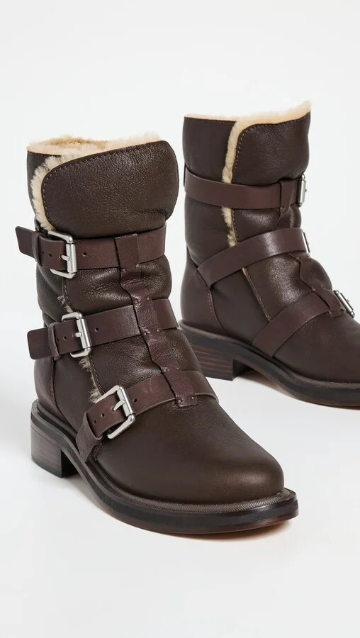 rag & bone Rb Moto Buckle Boots - Image 4