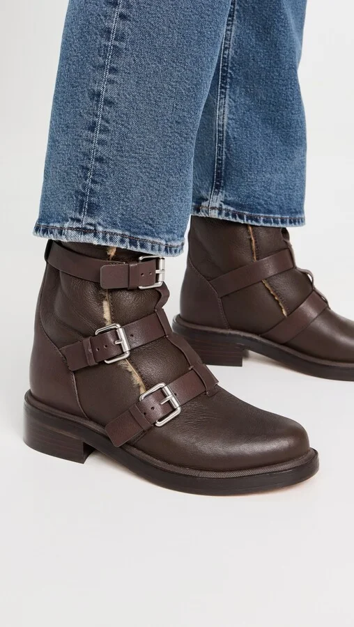 rag & bone Rb Moto Buckle Boots - Image 5