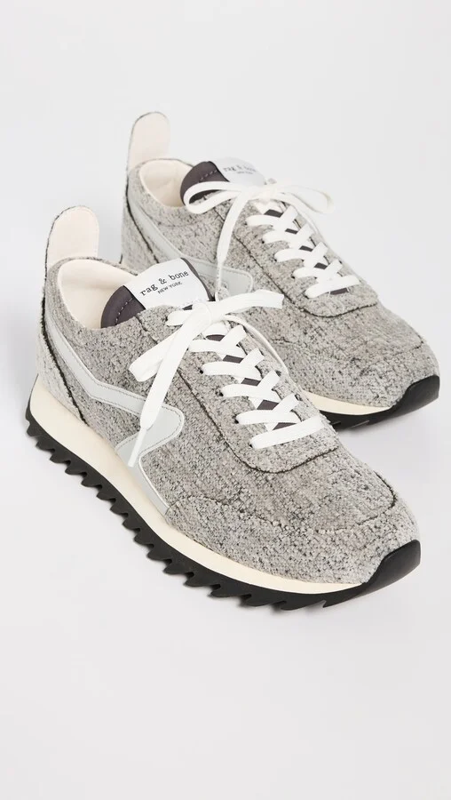 rag & bone Retro Runner Chenille Sneakers - Image 5