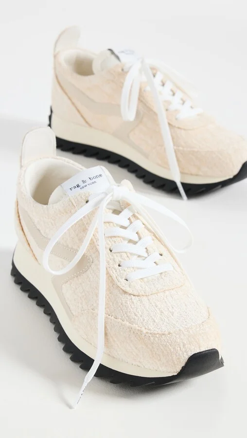 rag & bone Retro Runner Chenille Sneakers - Image 4