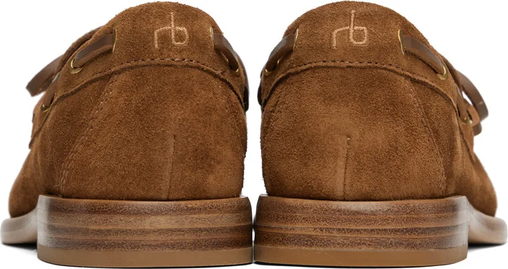 rag & bone Tan Carter Suede Boat Shoes - Image 2