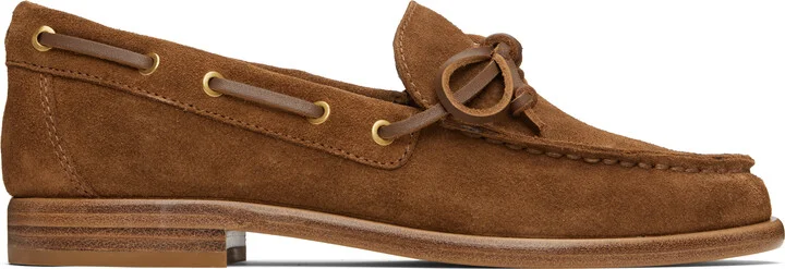 rag & bone Tan Carter Suede Boat Shoes