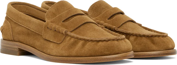 rag & bone Tan Carter Suede Loafers - Image 4