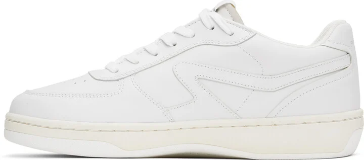 rag & bone White Retro Court Leather Sneakers - Image 3