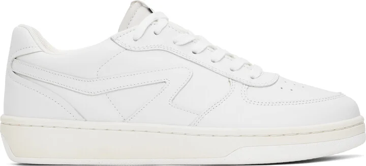 rag & bone White Retro Court Leather Sneakers