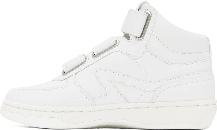 rag & bone White Retro Court Sneakers - Image 3