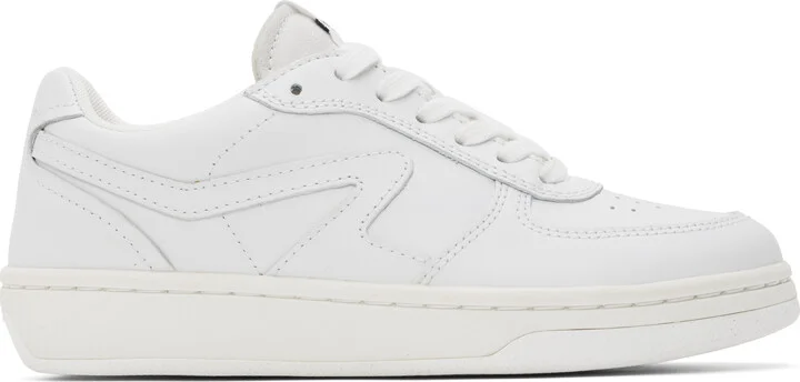rag & bone White Retro Court Sneakers