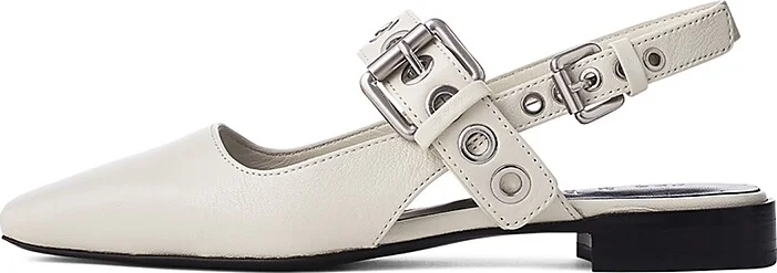 rag & bone Women's Moto Astra Slingback Flats