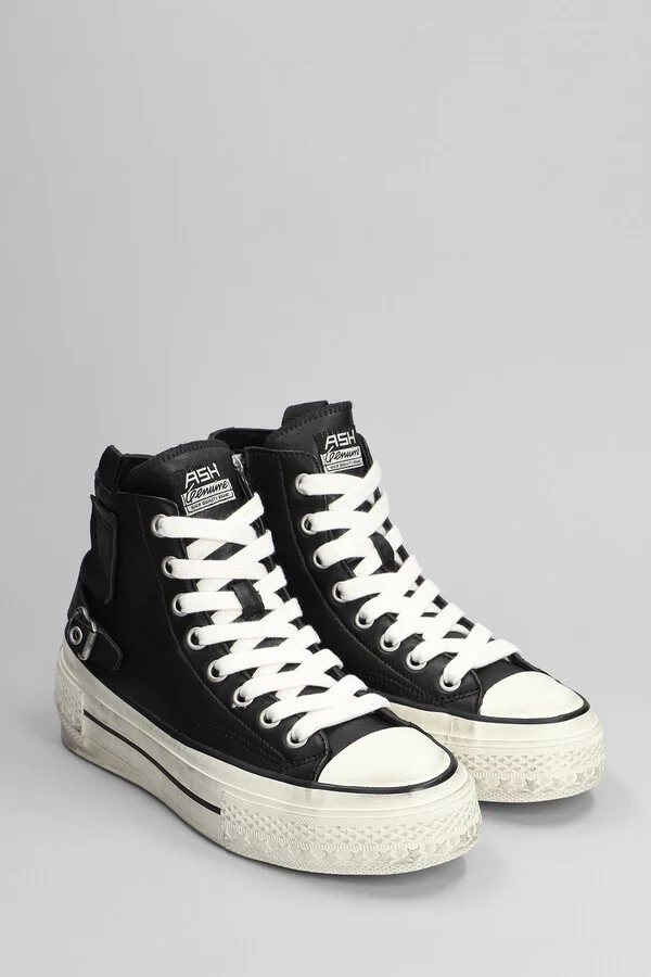 Rage Sneakers In Black Leather - Image 2