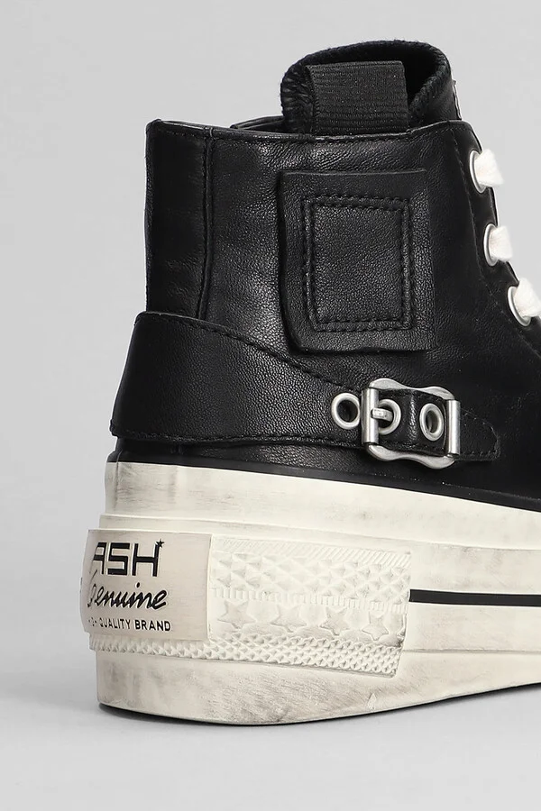 Rage Sneakers In Black Leather - Image 5