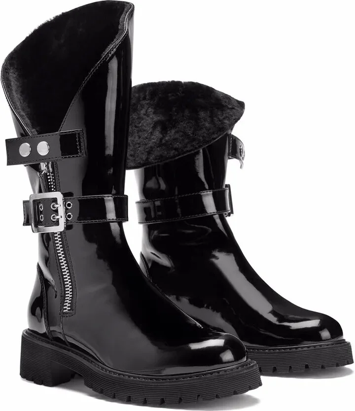 Rain patent-leather boots - Image 2