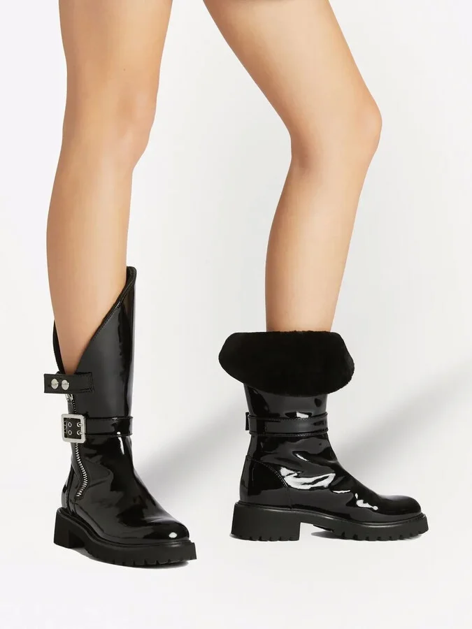 Rain patent-leather boots - Image 4