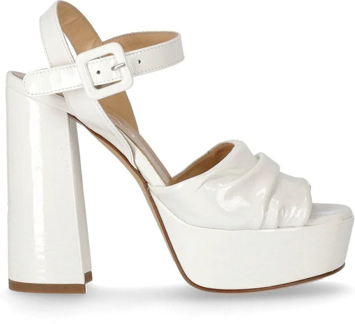Rain White Heeled Sandal