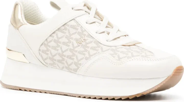 Raina logo-jacquard platform sneakers - Image 2
