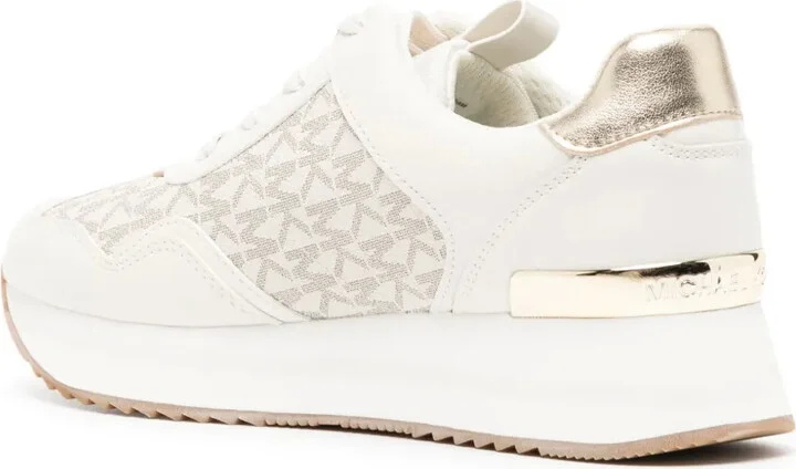 Raina logo-jacquard platform sneakers - Image 3