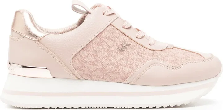 Raina logo-jacquard platform sneakers