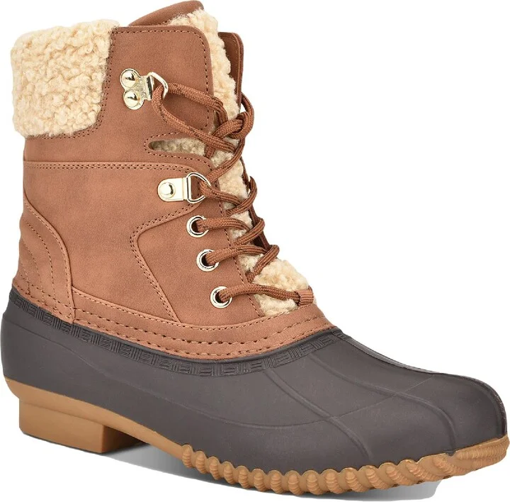 Rainah Womens Ankle Lace Up Rain Boots