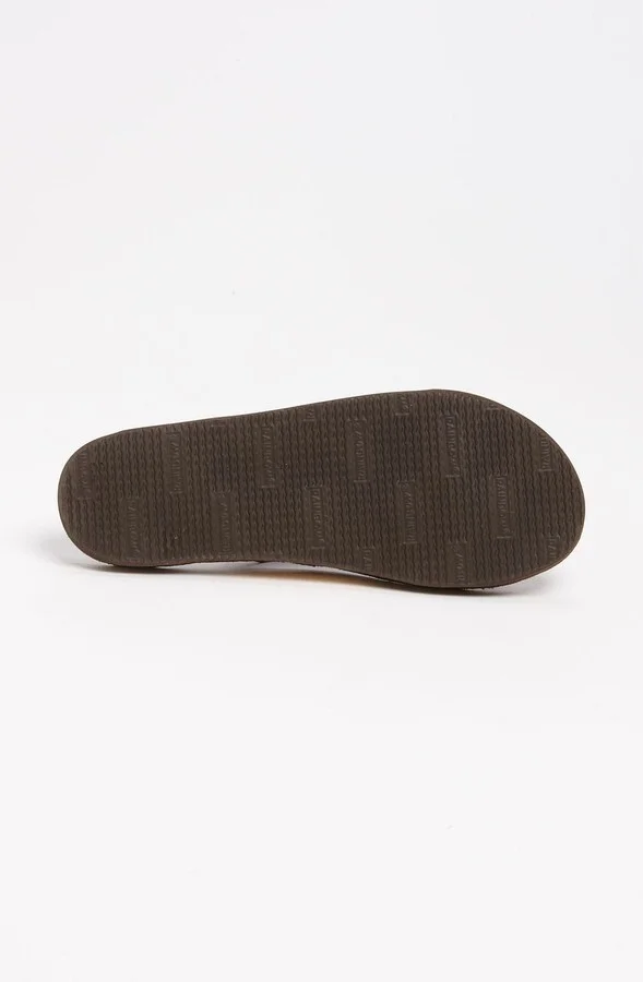 Rainbow 'Flirty' Braided Leather Flip Flop - Image 6