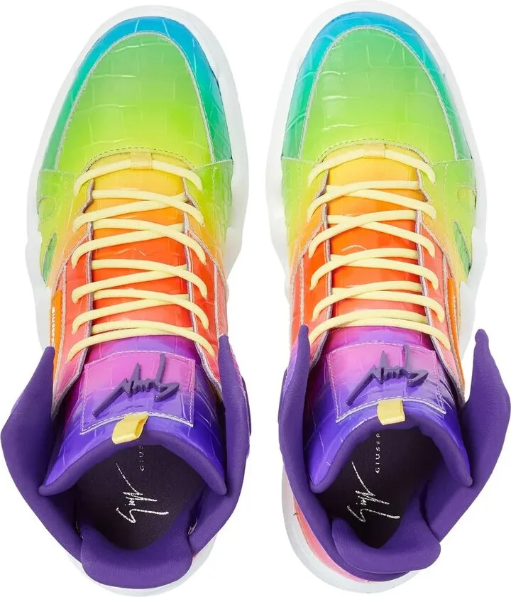 Rainbow High Top Sneakers - Image 4
