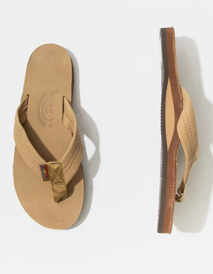 RAINBOW Leather Womens Flip Flops - Image 5