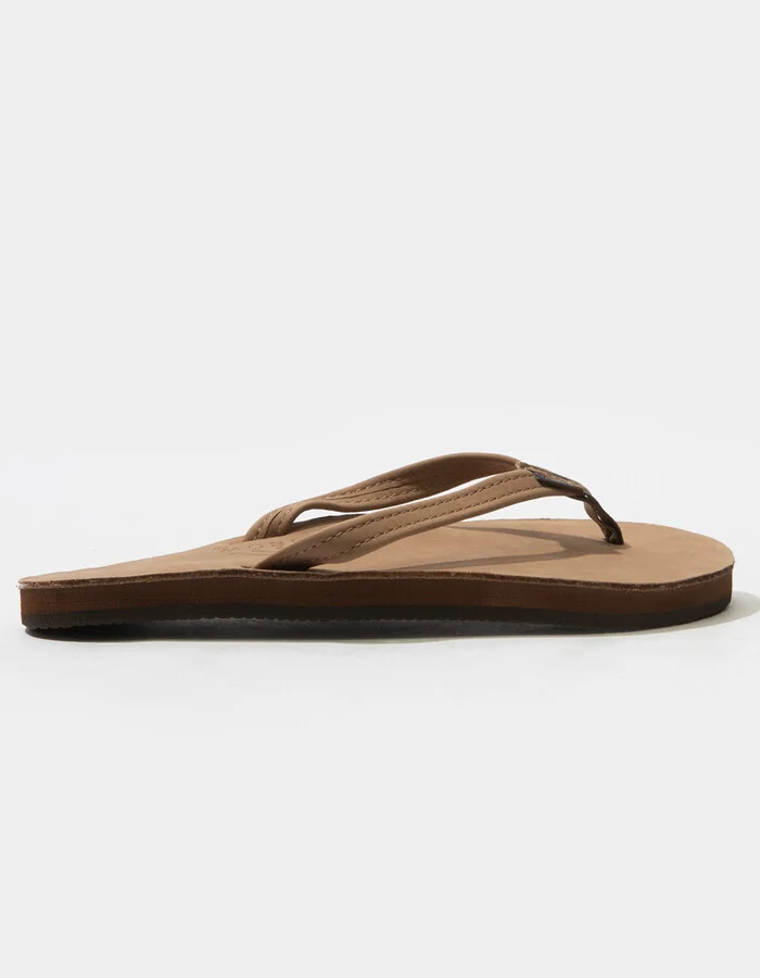 RAINBOW Narrow Strap Womens Flip Flops - Image 2