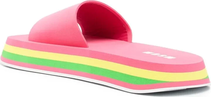 Rainbow-Sole Open-Toe Sandals - Image 3